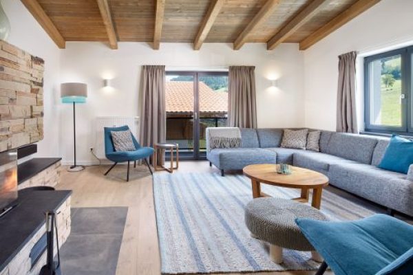 Appartement Kristall Plaza Niederau Penthouse met open haard en privé-sauna - 8-10 personen