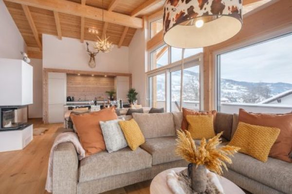 Appartement Am Kreischberg Penthouse met open haard en privé-sauna - 6-8 personen